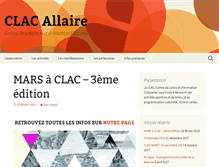 Tablet Screenshot of clacallaire.org